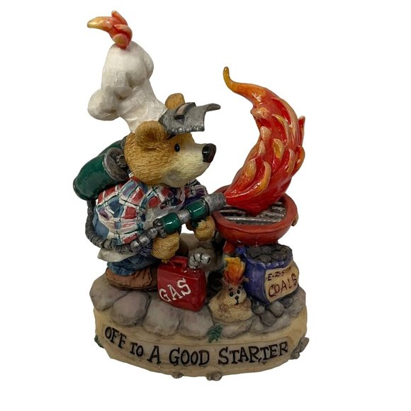 Moose Creek Crossing Moose Off To A Good Start Figurine Dad Father’s Gift 4 12 - Picture 1 of 10